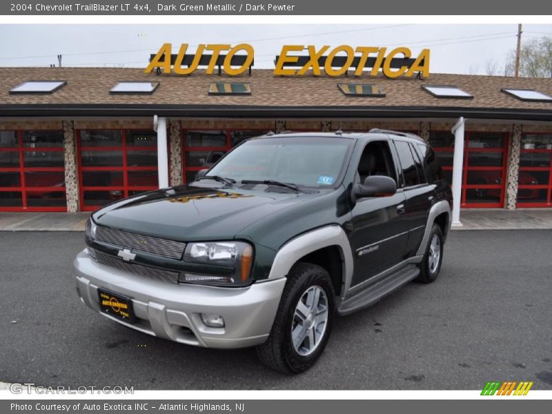 Dark Green Metallic / Dark Pewter 2004 Chevrolet TrailBlazer LT 4x4