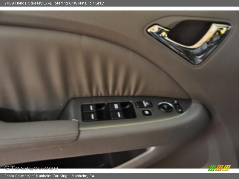 Sterling Gray Metallic / Gray 2009 Honda Odyssey EX-L