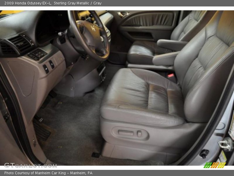 Sterling Gray Metallic / Gray 2009 Honda Odyssey EX-L