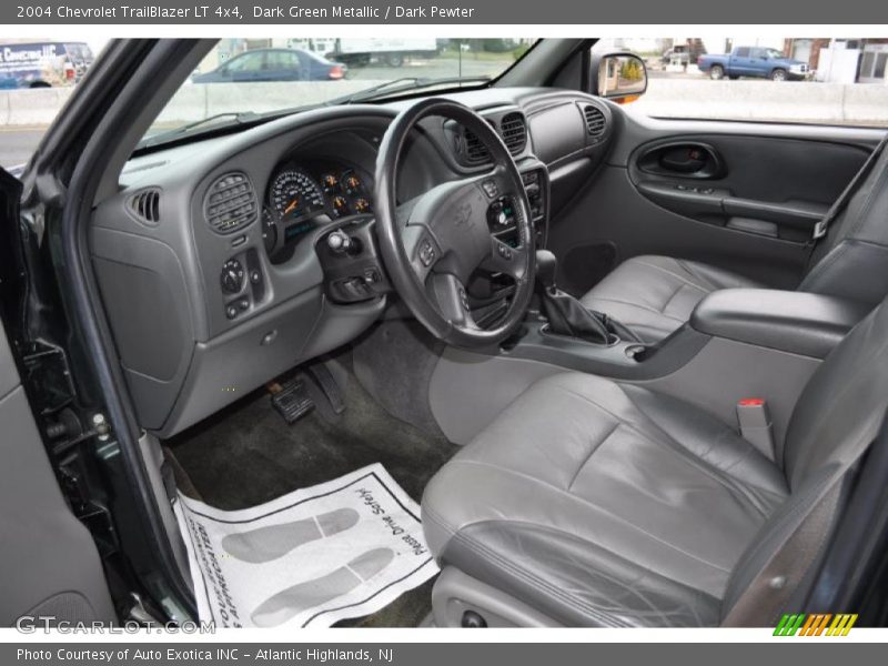 Dark Green Metallic / Dark Pewter 2004 Chevrolet TrailBlazer LT 4x4