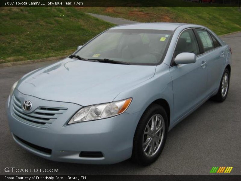 Sky Blue Pearl / Ash 2007 Toyota Camry LE