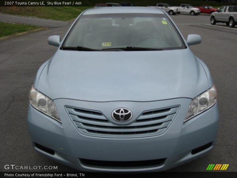 Sky Blue Pearl / Ash 2007 Toyota Camry LE