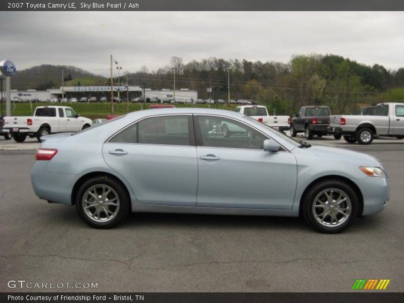 Sky Blue Pearl / Ash 2007 Toyota Camry LE