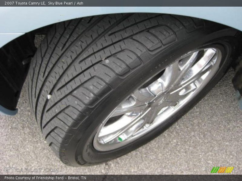 Sky Blue Pearl / Ash 2007 Toyota Camry LE