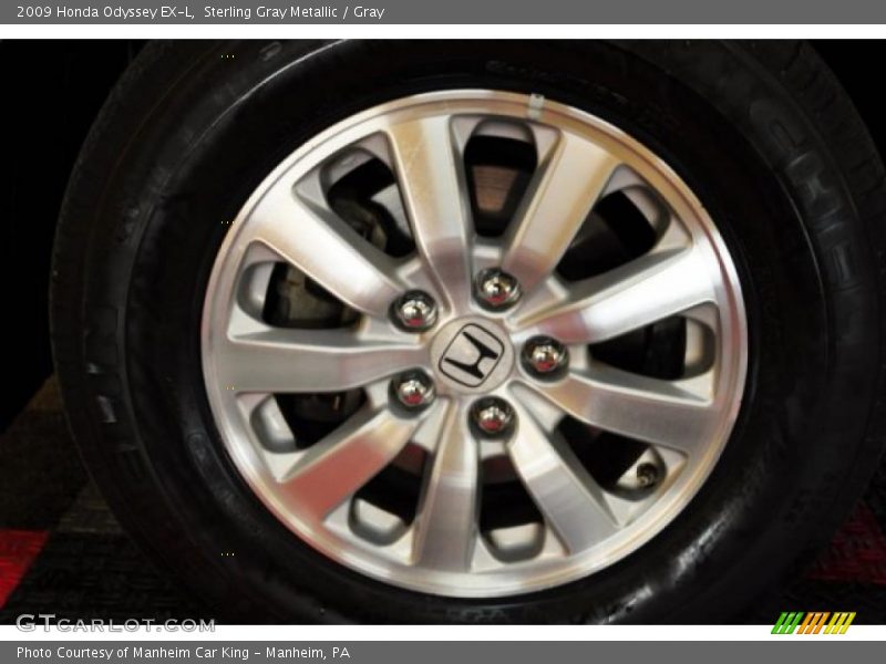 Sterling Gray Metallic / Gray 2009 Honda Odyssey EX-L