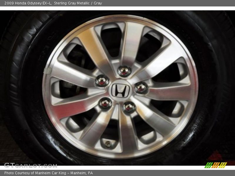 Sterling Gray Metallic / Gray 2009 Honda Odyssey EX-L
