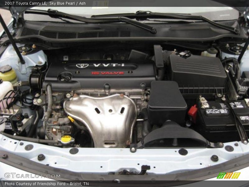 Sky Blue Pearl / Ash 2007 Toyota Camry LE