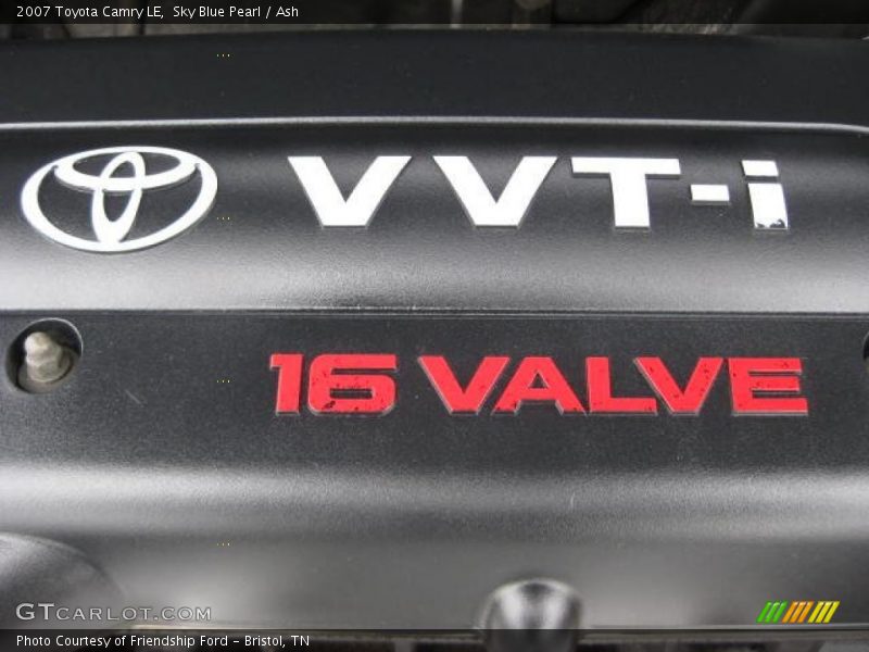 Sky Blue Pearl / Ash 2007 Toyota Camry LE