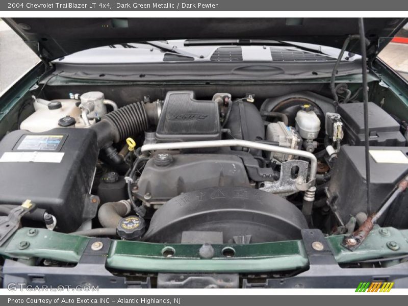 Dark Green Metallic / Dark Pewter 2004 Chevrolet TrailBlazer LT 4x4