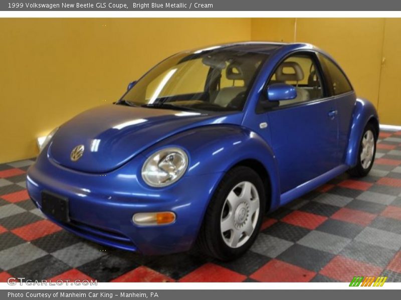Bright Blue Metallic / Cream 1999 Volkswagen New Beetle GLS Coupe