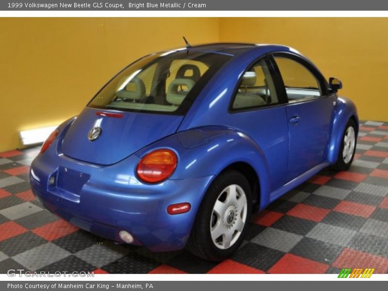 Bright Blue Metallic / Cream 1999 Volkswagen New Beetle GLS Coupe