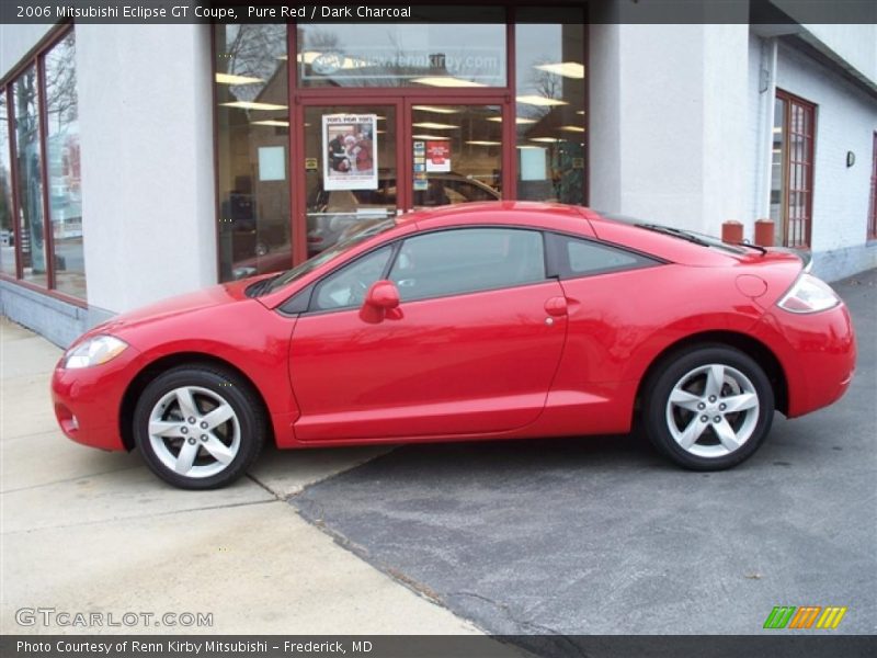 Pure Red / Dark Charcoal 2006 Mitsubishi Eclipse GT Coupe