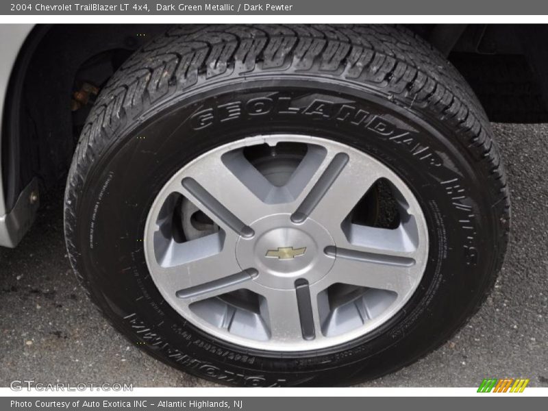 Dark Green Metallic / Dark Pewter 2004 Chevrolet TrailBlazer LT 4x4