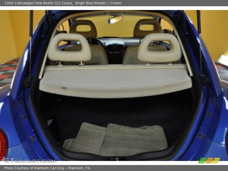 Bright Blue Metallic / Cream 1999 Volkswagen New Beetle GLS Coupe
