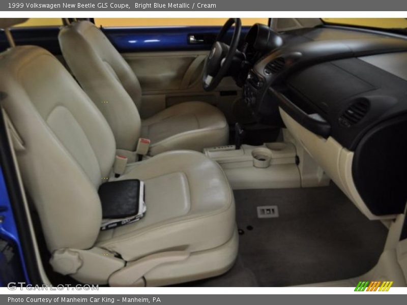 Bright Blue Metallic / Cream 1999 Volkswagen New Beetle GLS Coupe