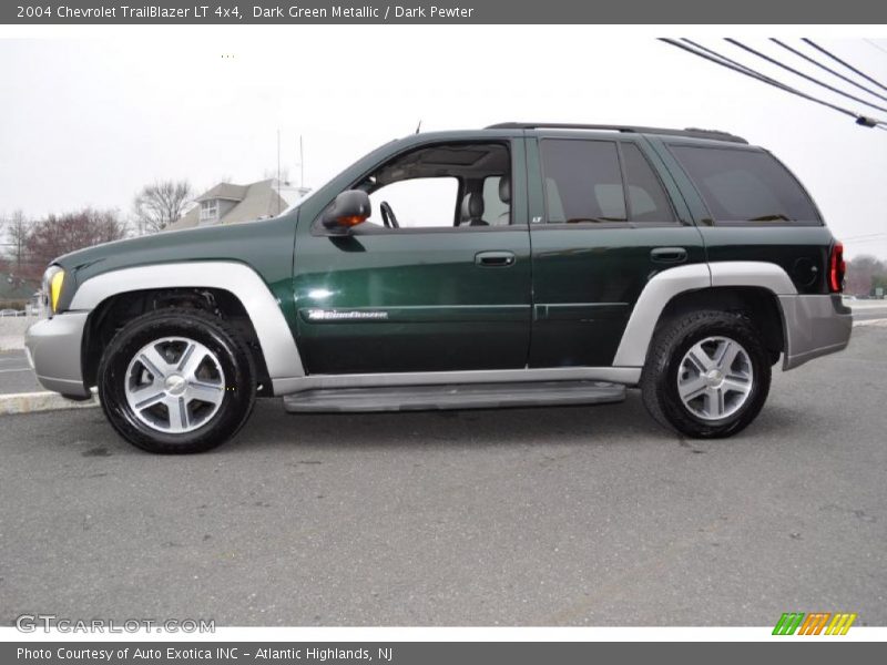 Dark Green Metallic / Dark Pewter 2004 Chevrolet TrailBlazer LT 4x4
