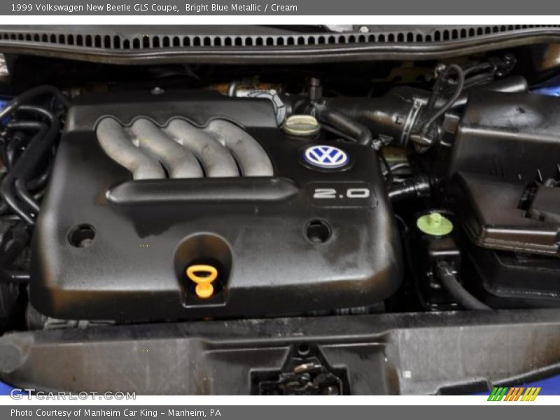 Bright Blue Metallic / Cream 1999 Volkswagen New Beetle GLS Coupe