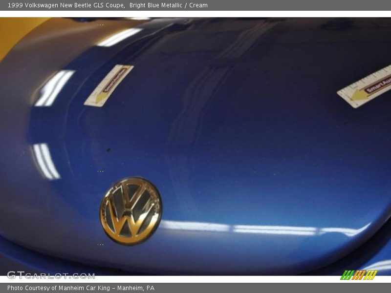 Bright Blue Metallic / Cream 1999 Volkswagen New Beetle GLS Coupe