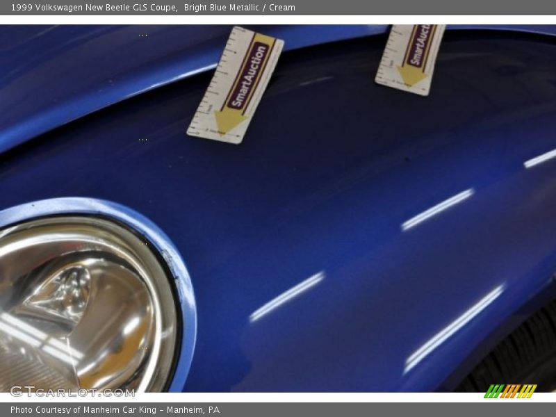 Bright Blue Metallic / Cream 1999 Volkswagen New Beetle GLS Coupe