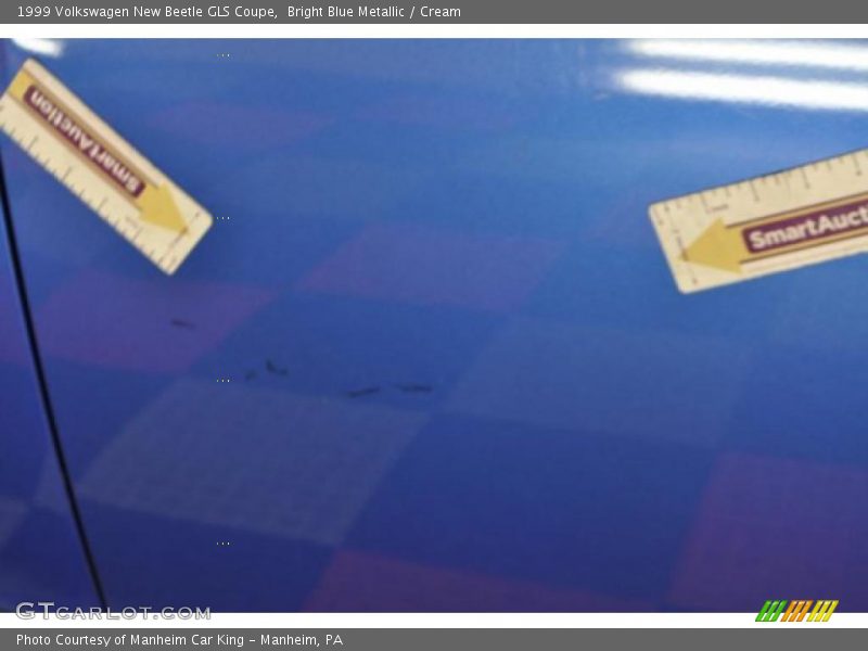 Bright Blue Metallic / Cream 1999 Volkswagen New Beetle GLS Coupe