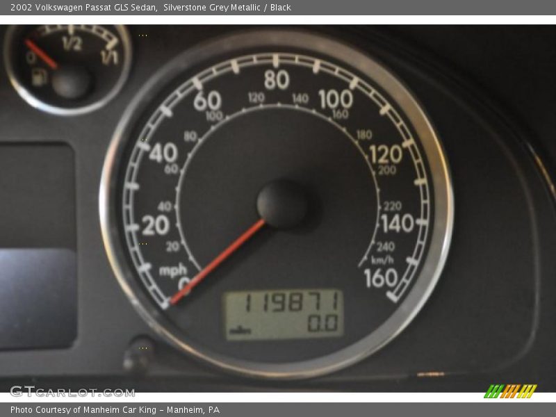 Silverstone Grey Metallic / Black 2002 Volkswagen Passat GLS Sedan