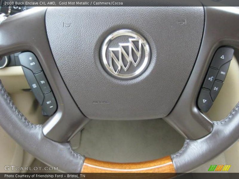 Gold Mist Metallic / Cashmere/Cocoa 2008 Buick Enclave CXL AWD