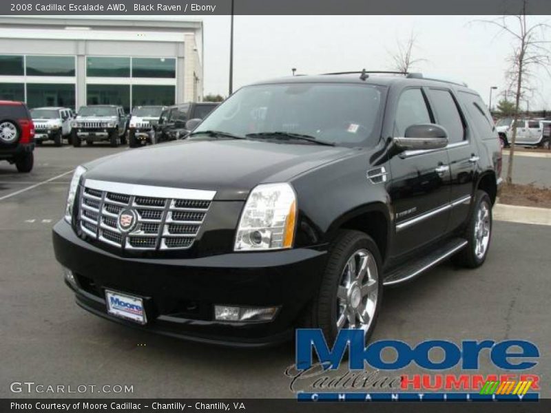 Black Raven / Ebony 2008 Cadillac Escalade AWD