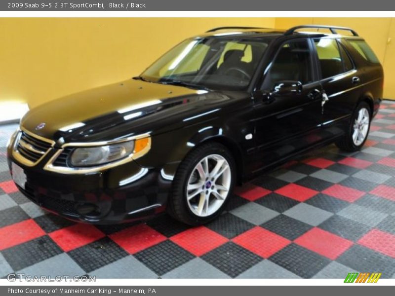 Black / Black 2009 Saab 9-5 2.3T SportCombi