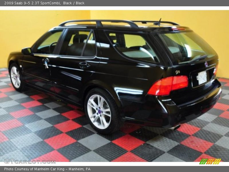 Black / Black 2009 Saab 9-5 2.3T SportCombi