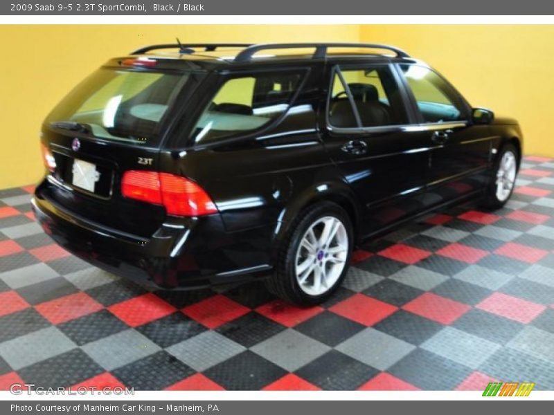 Black / Black 2009 Saab 9-5 2.3T SportCombi