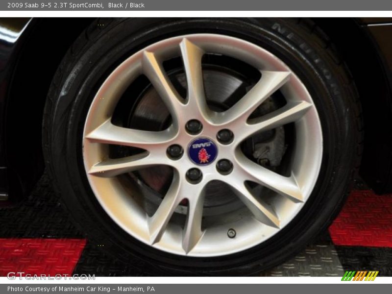 Black / Black 2009 Saab 9-5 2.3T SportCombi