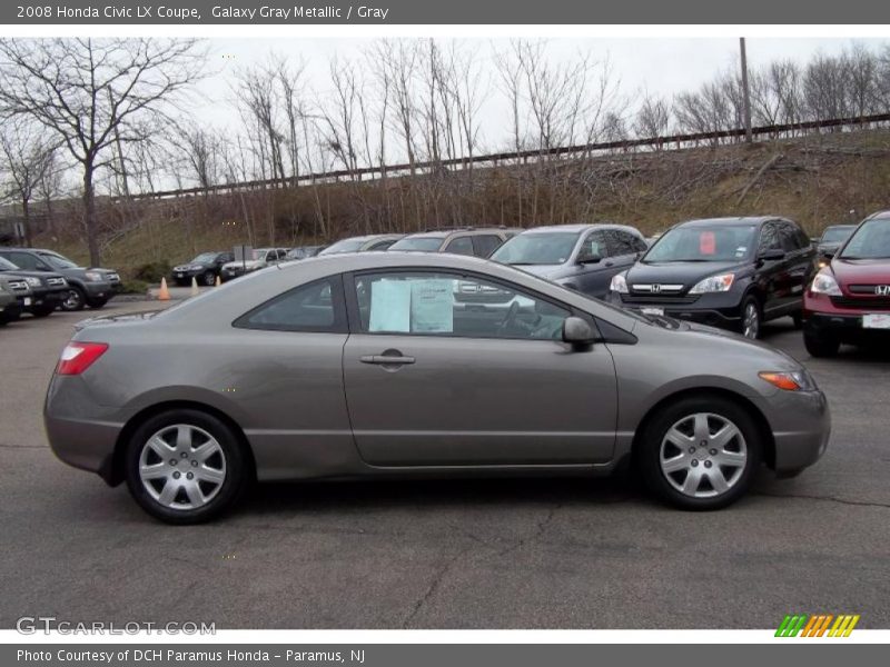 Galaxy Gray Metallic / Gray 2008 Honda Civic LX Coupe