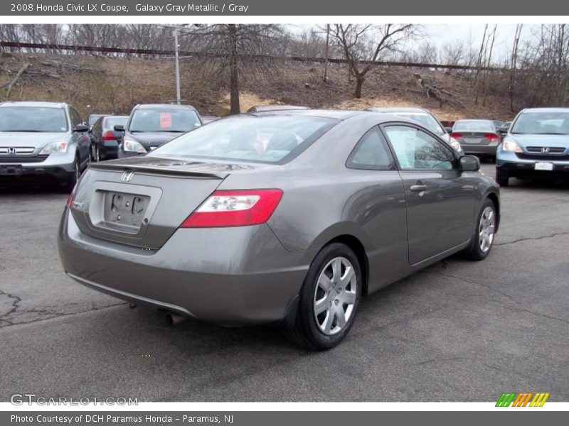 Galaxy Gray Metallic / Gray 2008 Honda Civic LX Coupe
