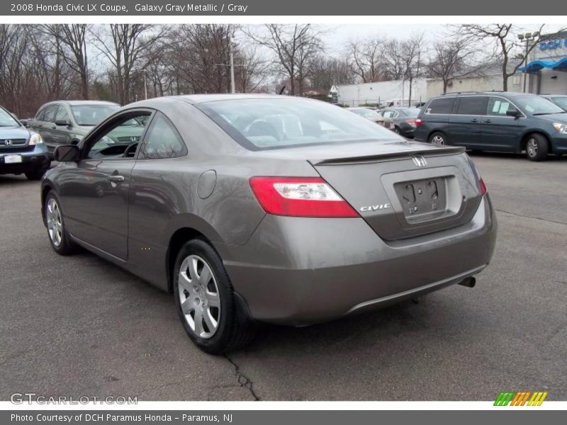 Galaxy Gray Metallic / Gray 2008 Honda Civic LX Coupe