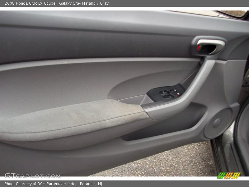 Galaxy Gray Metallic / Gray 2008 Honda Civic LX Coupe