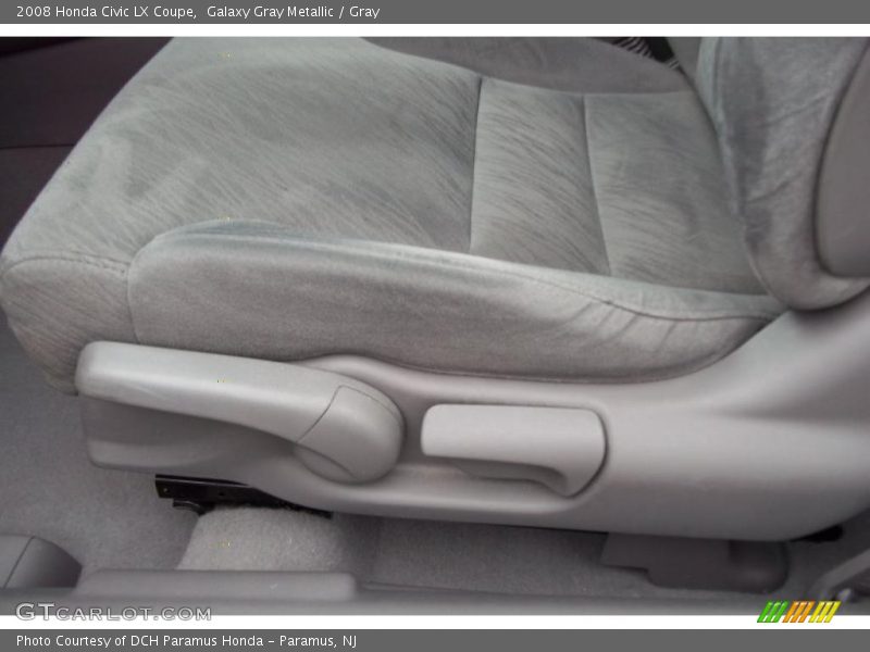 Galaxy Gray Metallic / Gray 2008 Honda Civic LX Coupe