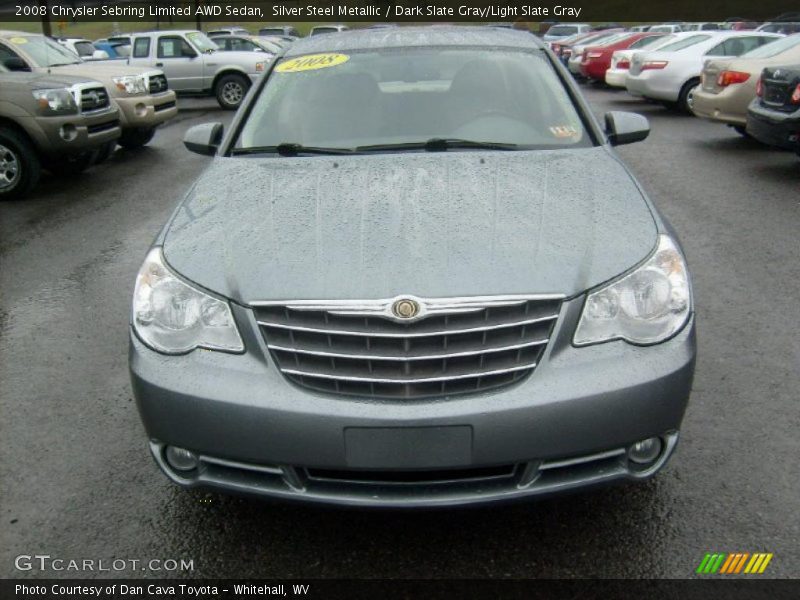 Silver Steel Metallic / Dark Slate Gray/Light Slate Gray 2008 Chrysler Sebring Limited AWD Sedan