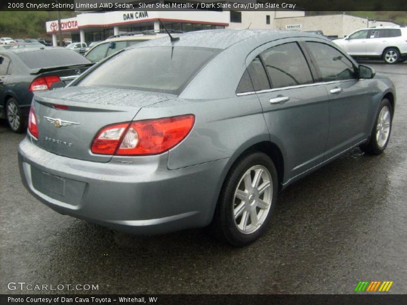 Silver Steel Metallic / Dark Slate Gray/Light Slate Gray 2008 Chrysler Sebring Limited AWD Sedan