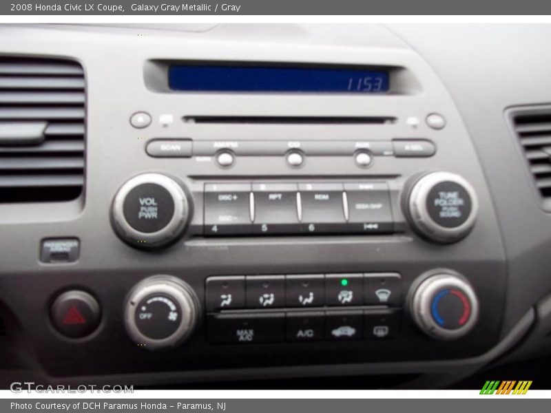 Galaxy Gray Metallic / Gray 2008 Honda Civic LX Coupe