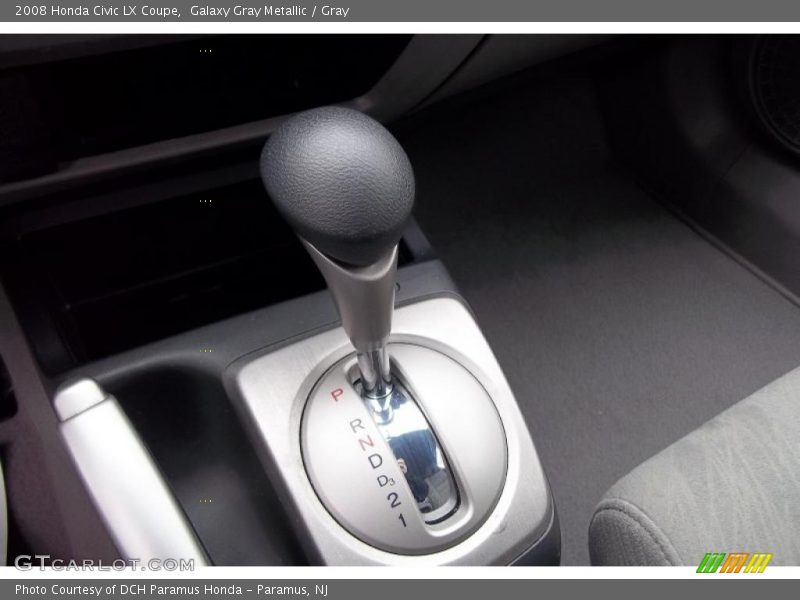 Galaxy Gray Metallic / Gray 2008 Honda Civic LX Coupe