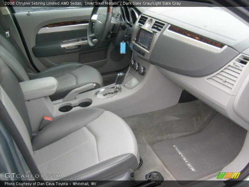 Silver Steel Metallic / Dark Slate Gray/Light Slate Gray 2008 Chrysler Sebring Limited AWD Sedan