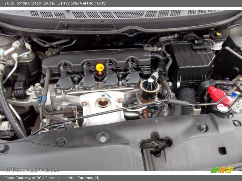 Galaxy Gray Metallic / Gray 2008 Honda Civic LX Coupe