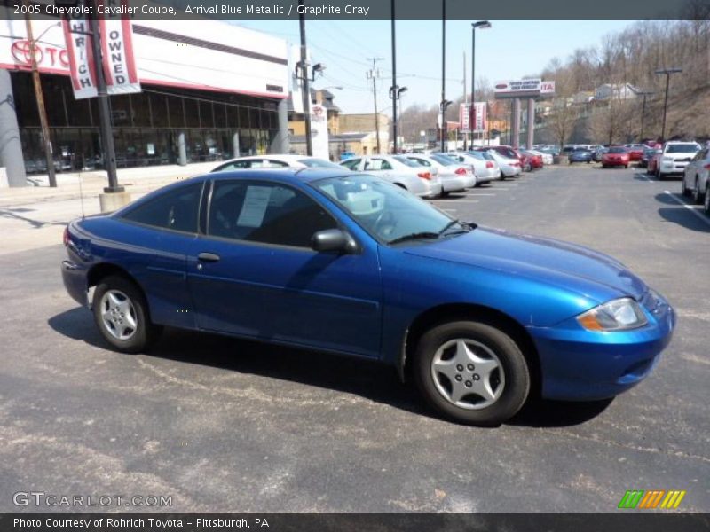 Arrival Blue Metallic / Graphite Gray 2005 Chevrolet Cavalier Coupe