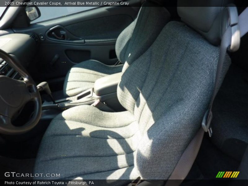 Arrival Blue Metallic / Graphite Gray 2005 Chevrolet Cavalier Coupe