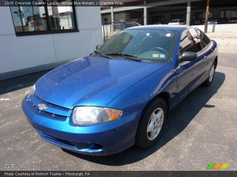 Arrival Blue Metallic / Graphite Gray 2005 Chevrolet Cavalier Coupe