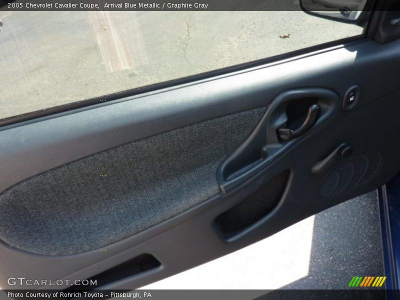Arrival Blue Metallic / Graphite Gray 2005 Chevrolet Cavalier Coupe
