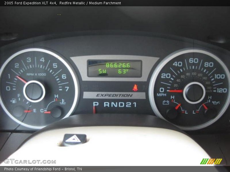 Redfire Metallic / Medium Parchment 2005 Ford Expedition XLT 4x4