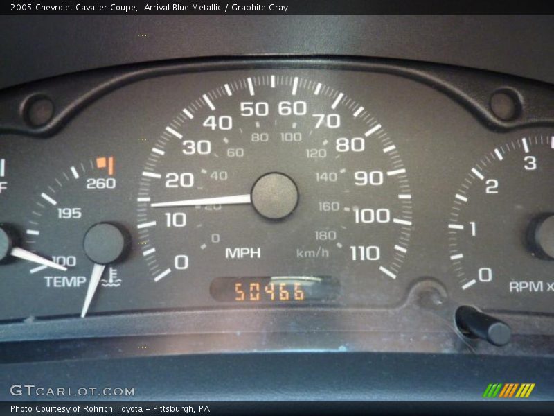 Arrival Blue Metallic / Graphite Gray 2005 Chevrolet Cavalier Coupe