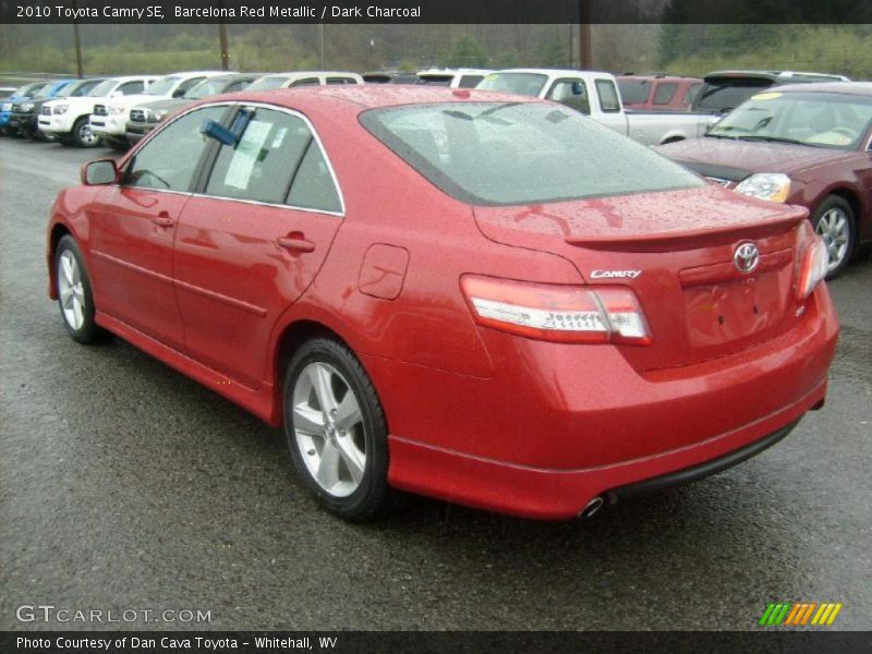 Barcelona Red Metallic / Dark Charcoal 2010 Toyota Camry SE