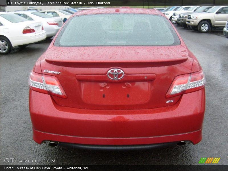 Barcelona Red Metallic / Dark Charcoal 2010 Toyota Camry SE